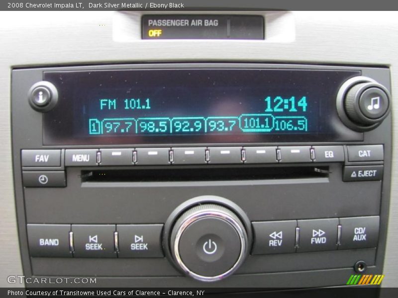 Dark Silver Metallic / Ebony Black 2008 Chevrolet Impala LT