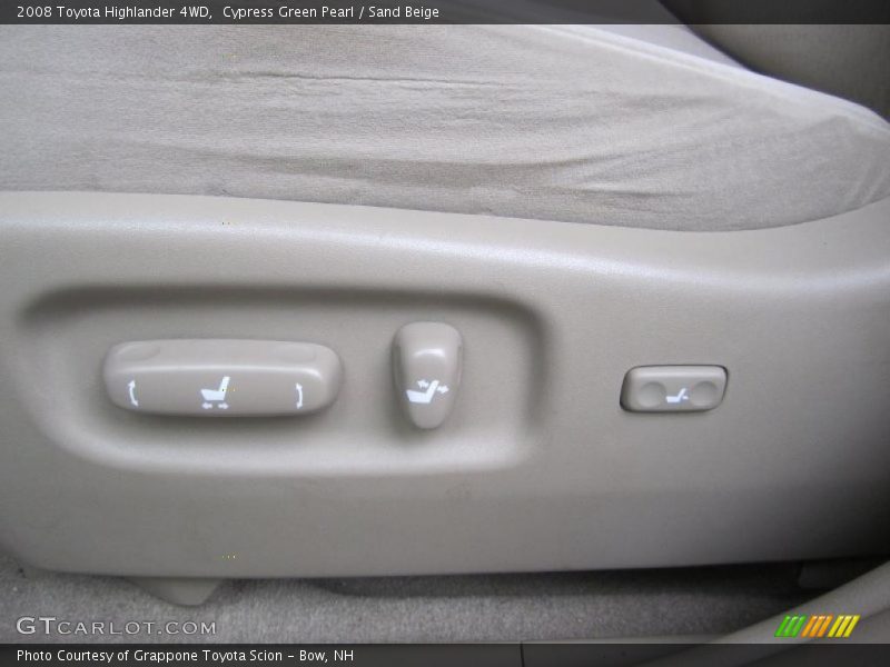Cypress Green Pearl / Sand Beige 2008 Toyota Highlander 4WD