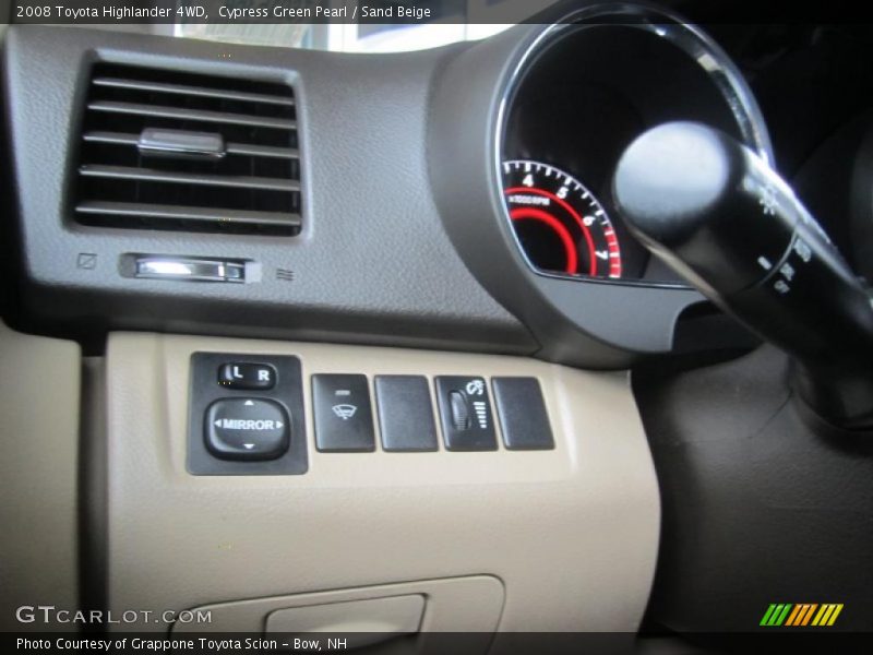 Cypress Green Pearl / Sand Beige 2008 Toyota Highlander 4WD
