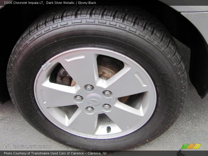 Dark Silver Metallic / Ebony Black 2008 Chevrolet Impala LT