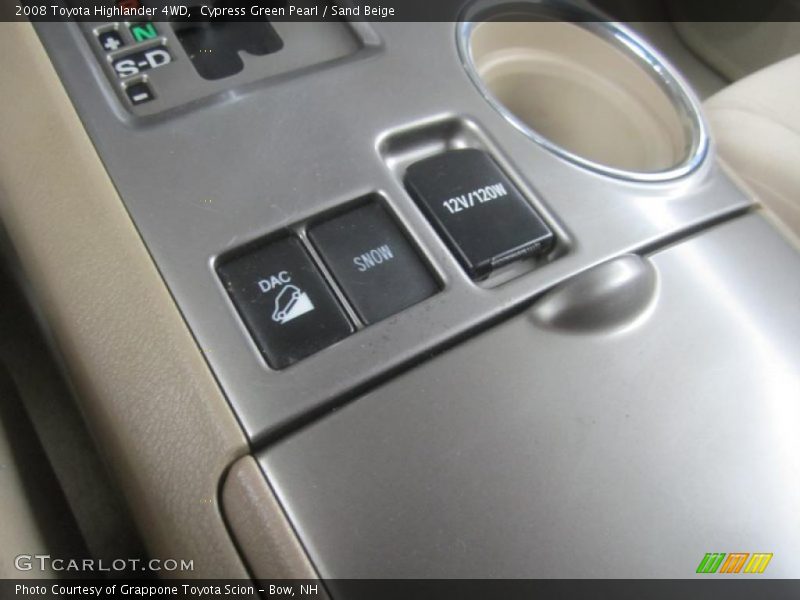 Cypress Green Pearl / Sand Beige 2008 Toyota Highlander 4WD