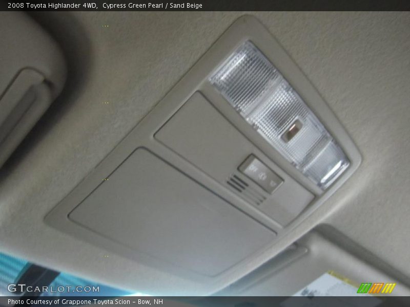 Cypress Green Pearl / Sand Beige 2008 Toyota Highlander 4WD