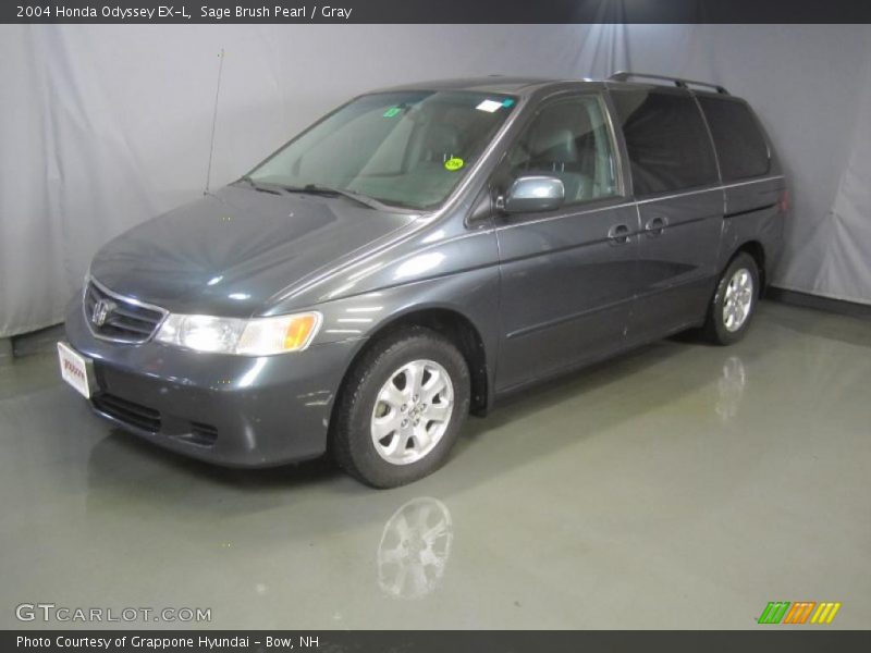 Sage Brush Pearl / Gray 2004 Honda Odyssey EX-L