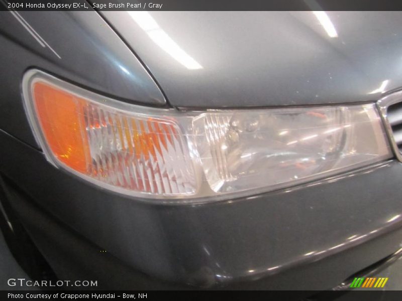 Sage Brush Pearl / Gray 2004 Honda Odyssey EX-L