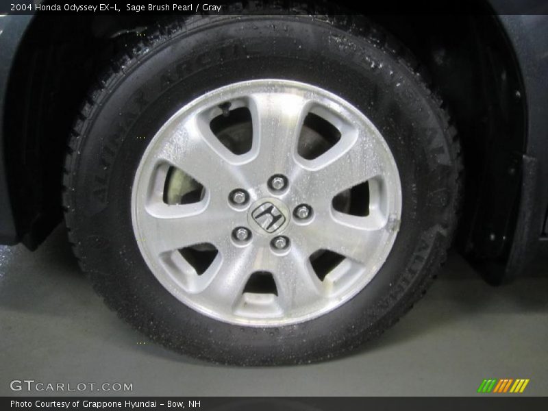 Sage Brush Pearl / Gray 2004 Honda Odyssey EX-L