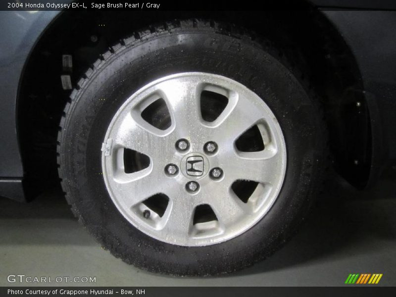 Sage Brush Pearl / Gray 2004 Honda Odyssey EX-L