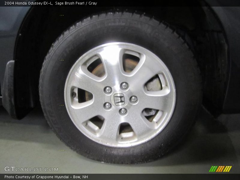 Sage Brush Pearl / Gray 2004 Honda Odyssey EX-L