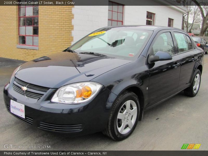 Black / Gray 2008 Chevrolet Cobalt LT Sedan