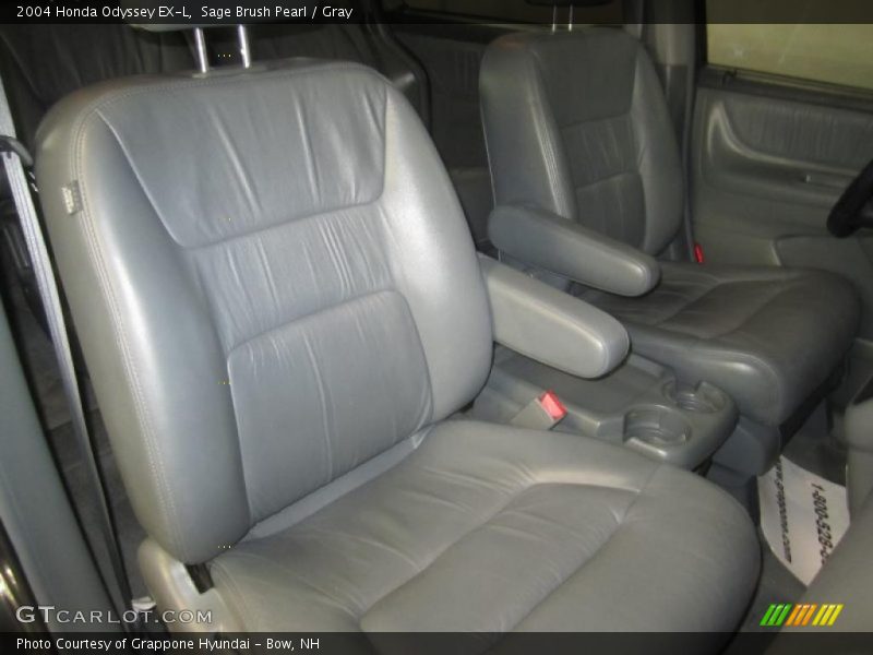 Sage Brush Pearl / Gray 2004 Honda Odyssey EX-L