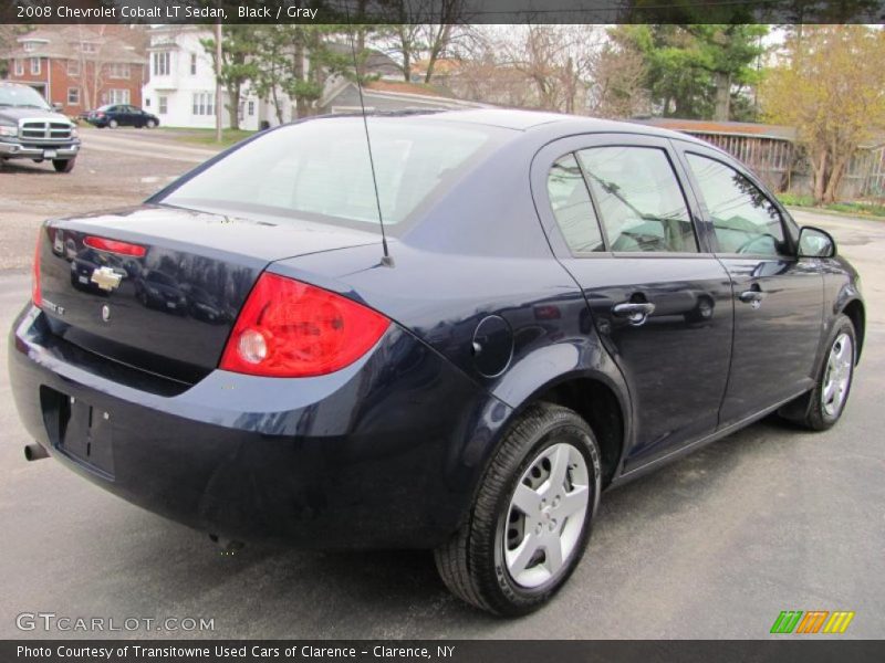 Black / Gray 2008 Chevrolet Cobalt LT Sedan