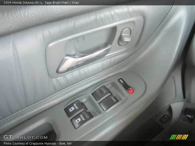 Sage Brush Pearl / Gray 2004 Honda Odyssey EX-L