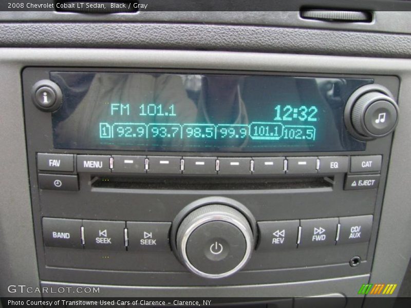 Black / Gray 2008 Chevrolet Cobalt LT Sedan