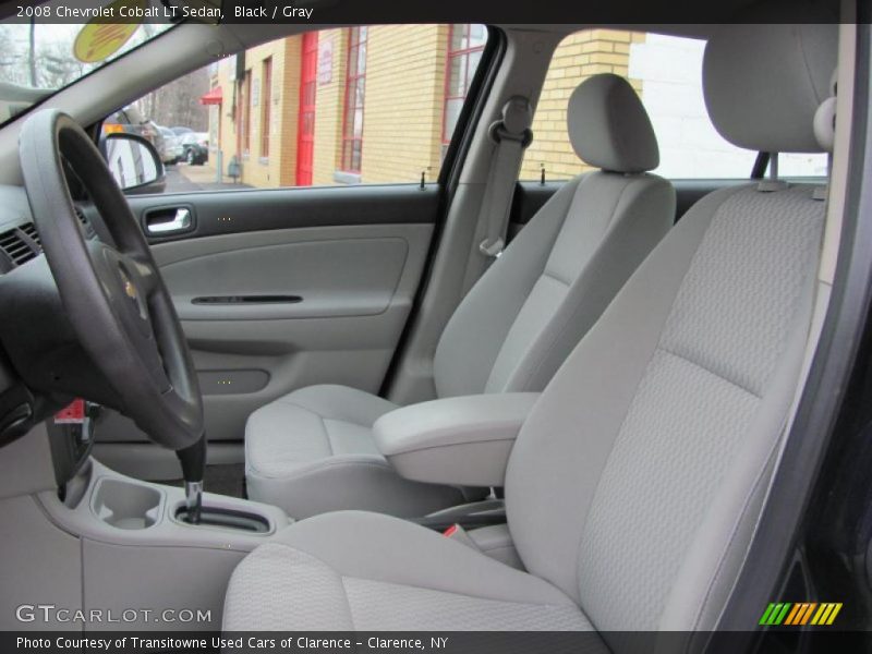 Black / Gray 2008 Chevrolet Cobalt LT Sedan