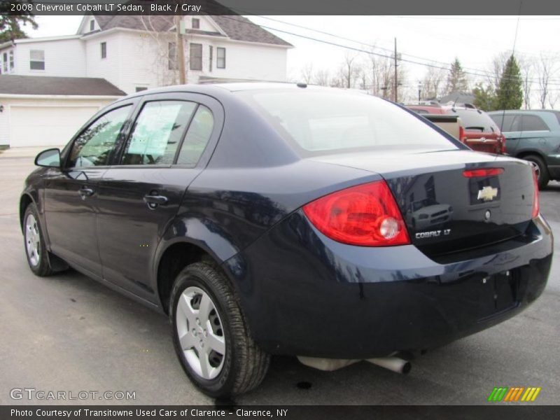 Black / Gray 2008 Chevrolet Cobalt LT Sedan