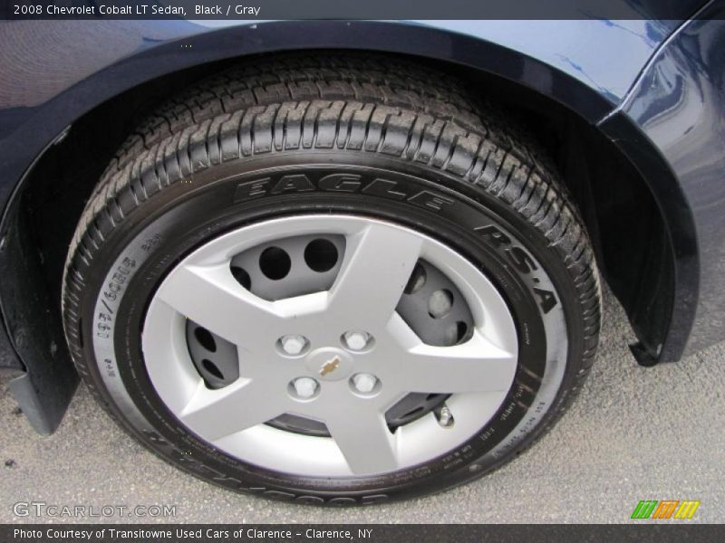 Black / Gray 2008 Chevrolet Cobalt LT Sedan