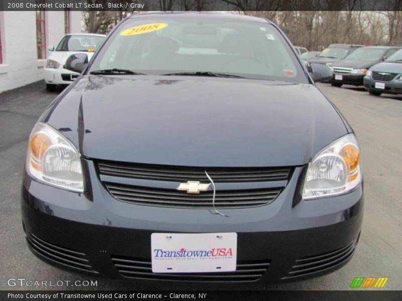 Black / Gray 2008 Chevrolet Cobalt LT Sedan