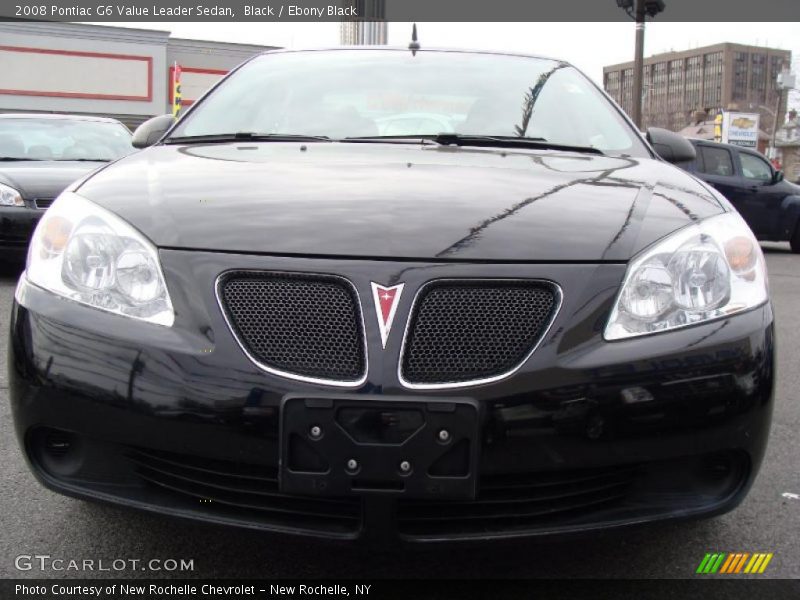 Black / Ebony Black 2008 Pontiac G6 Value Leader Sedan