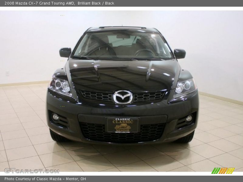 Brilliant Black / Black 2008 Mazda CX-7 Grand Touring AWD