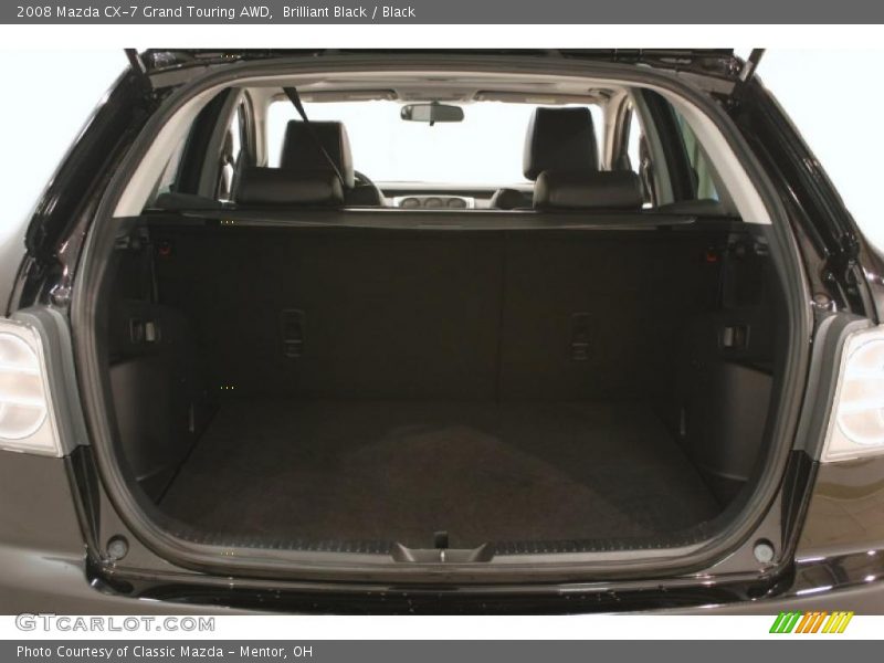 Brilliant Black / Black 2008 Mazda CX-7 Grand Touring AWD