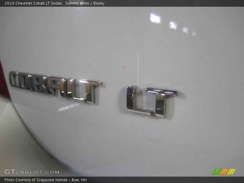 Summit White / Ebony 2010 Chevrolet Cobalt LT Sedan