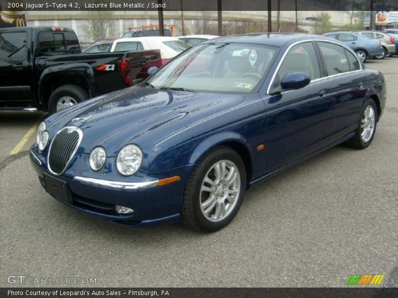 Lazurite Blue Metallic / Sand 2004 Jaguar S-Type 4.2