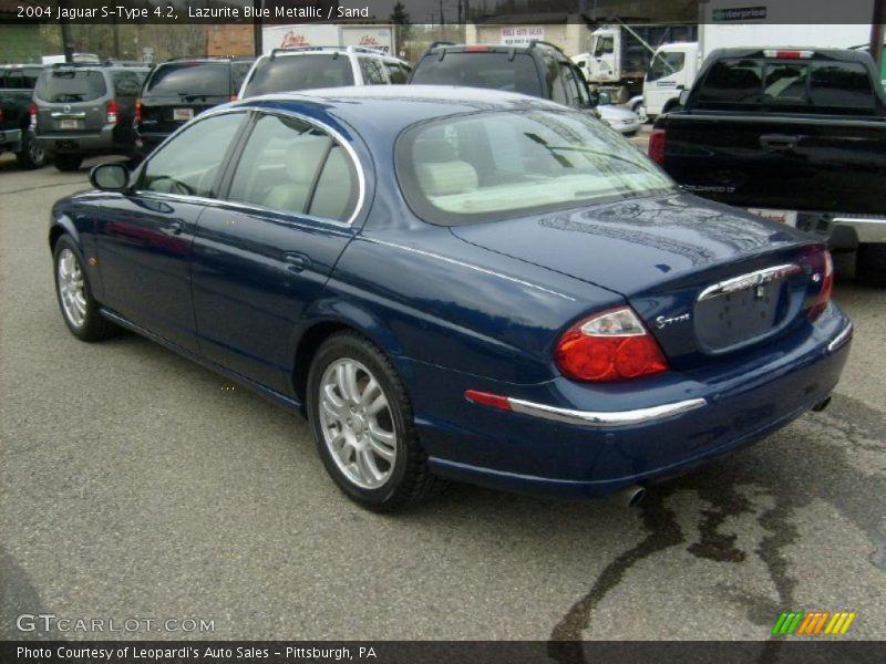 Lazurite Blue Metallic / Sand 2004 Jaguar S-Type 4.2