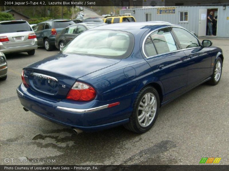Lazurite Blue Metallic / Sand 2004 Jaguar S-Type 4.2