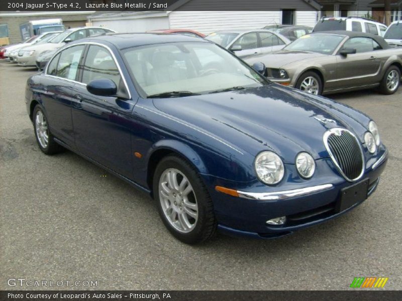Lazurite Blue Metallic / Sand 2004 Jaguar S-Type 4.2