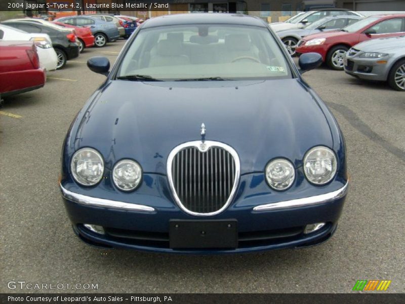 Lazurite Blue Metallic / Sand 2004 Jaguar S-Type 4.2