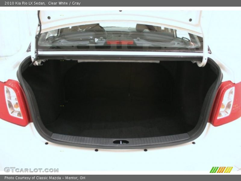 Clear White / Gray 2010 Kia Rio LX Sedan
