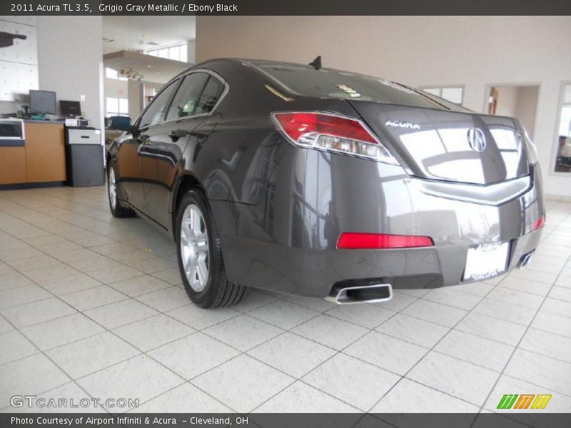 Grigio Gray Metallic / Ebony Black 2011 Acura TL 3.5