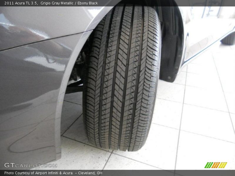 Grigio Gray Metallic / Ebony Black 2011 Acura TL 3.5