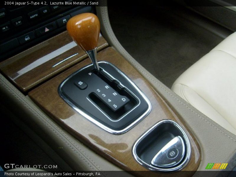 Lazurite Blue Metallic / Sand 2004 Jaguar S-Type 4.2