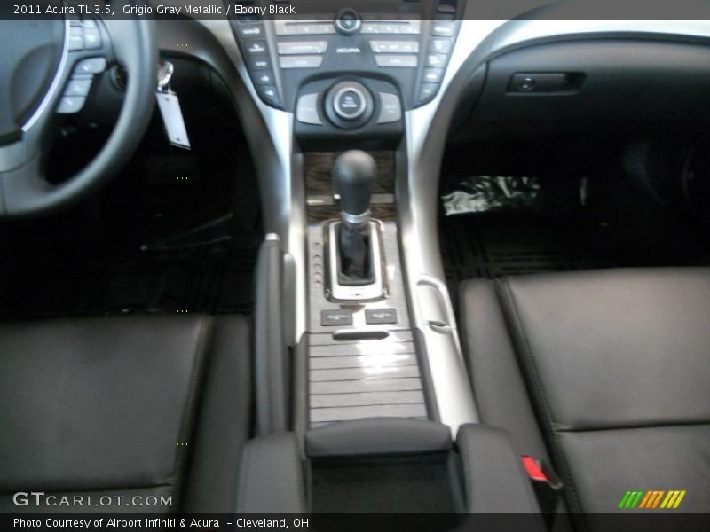 Grigio Gray Metallic / Ebony Black 2011 Acura TL 3.5