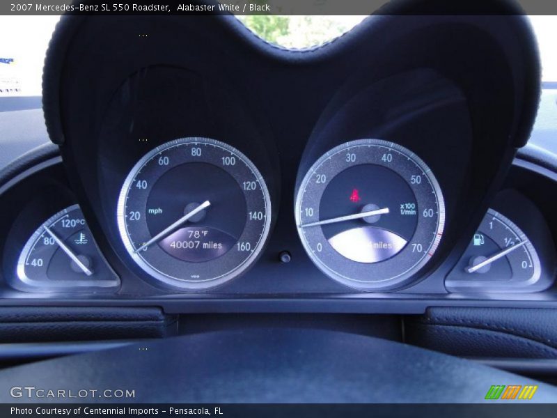  2007 SL 550 Roadster 550 Roadster Gauges