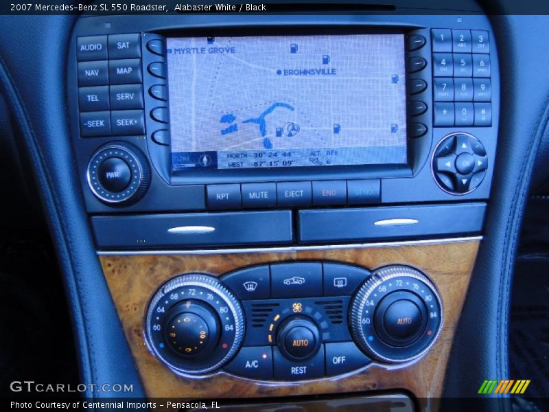 Navigation of 2007 SL 550 Roadster