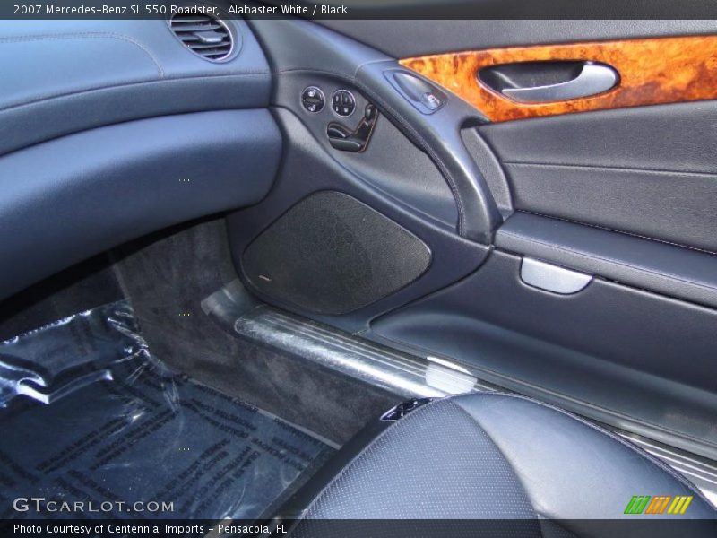 Alabaster White / Black 2007 Mercedes-Benz SL 550 Roadster
