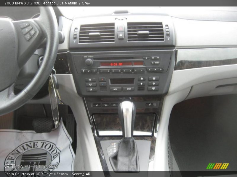 Monaco Blue Metallic / Grey 2008 BMW X3 3.0si