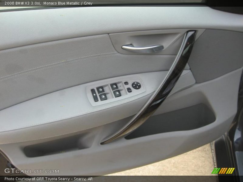 Monaco Blue Metallic / Grey 2008 BMW X3 3.0si
