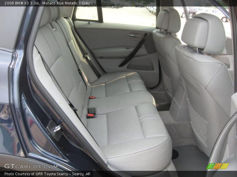 Monaco Blue Metallic / Grey 2008 BMW X3 3.0si