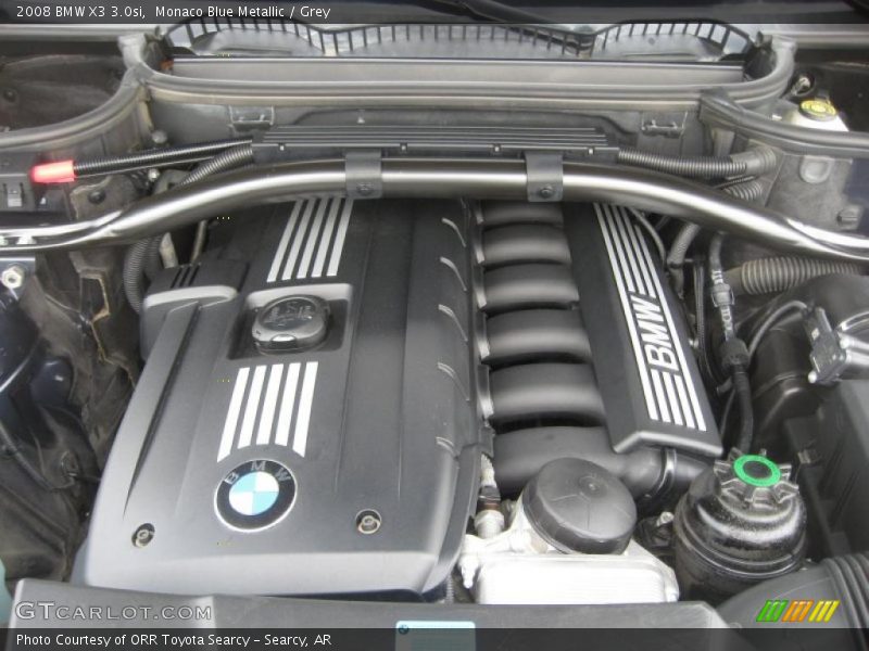 Monaco Blue Metallic / Grey 2008 BMW X3 3.0si