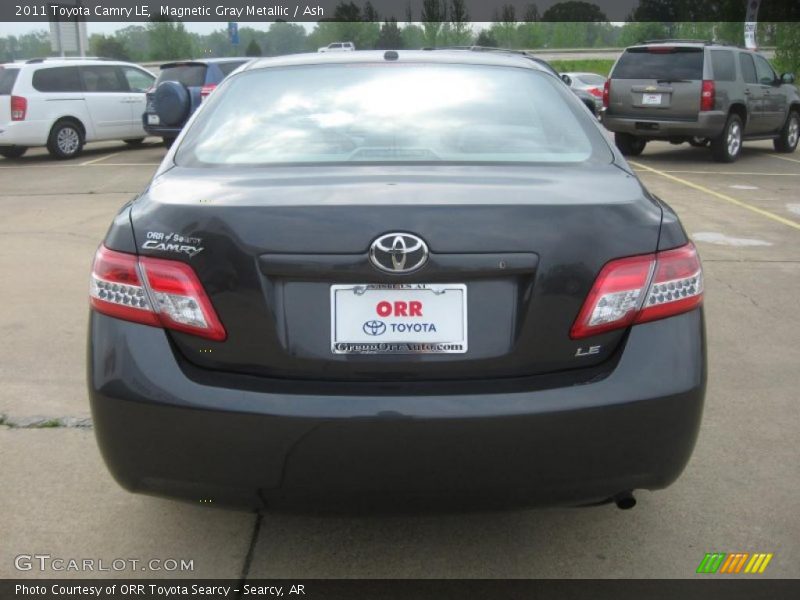 Magnetic Gray Metallic / Ash 2011 Toyota Camry LE