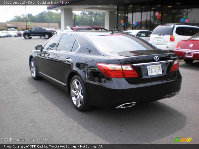 Obsidian Black / Black 2011 Lexus LS 460 L