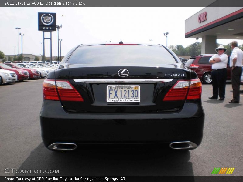 Obsidian Black / Black 2011 Lexus LS 460 L