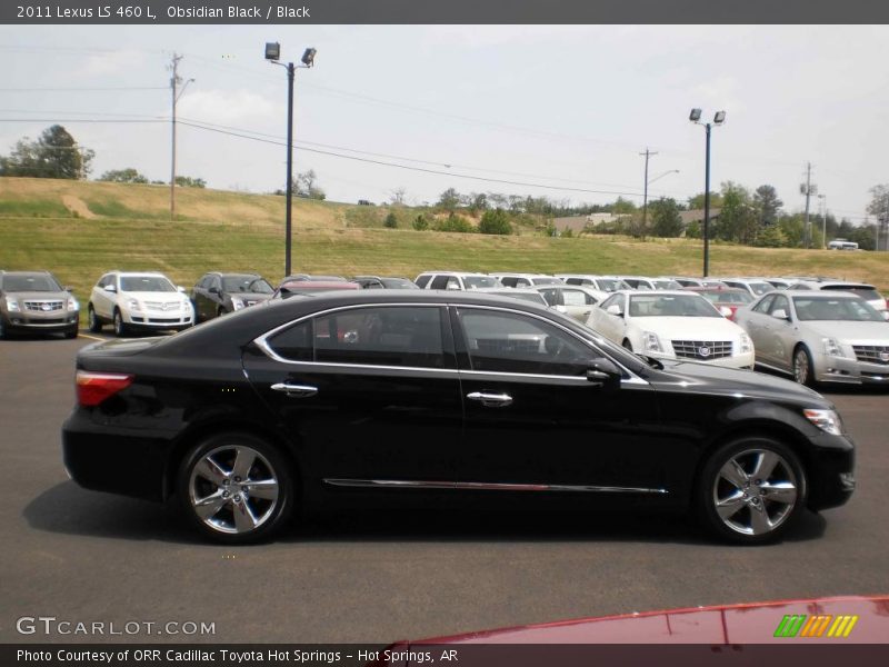 Obsidian Black / Black 2011 Lexus LS 460 L