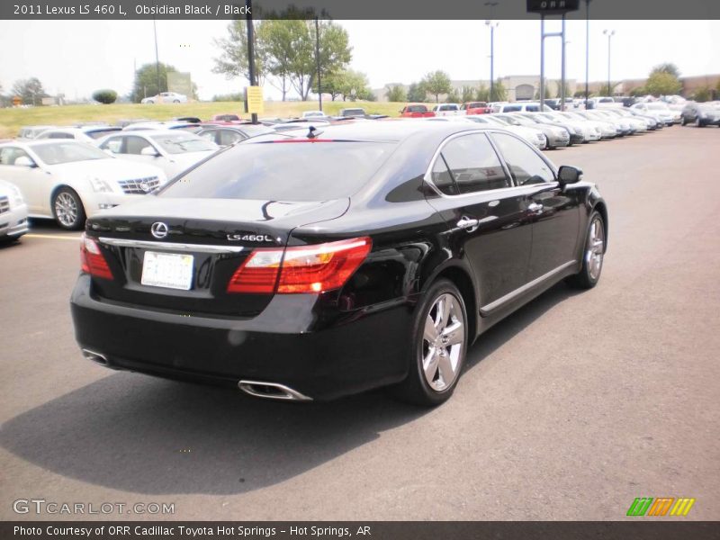 Obsidian Black / Black 2011 Lexus LS 460 L
