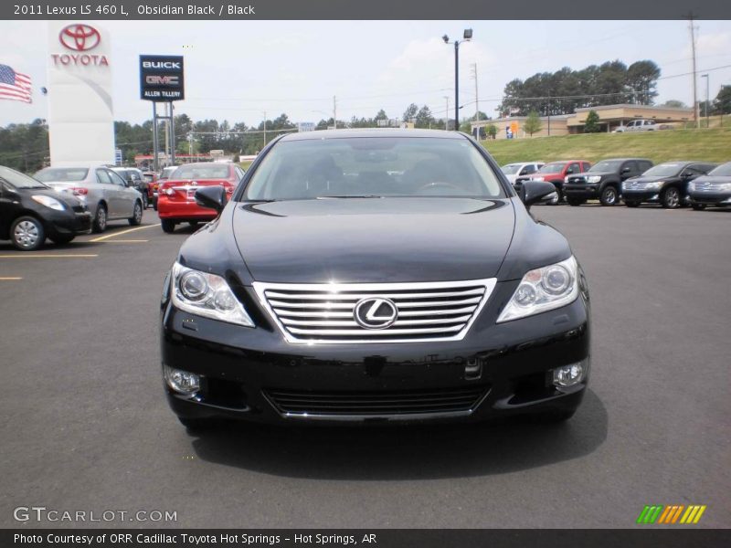 Obsidian Black / Black 2011 Lexus LS 460 L