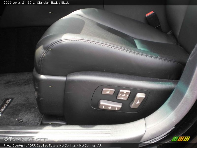 Obsidian Black / Black 2011 Lexus LS 460 L