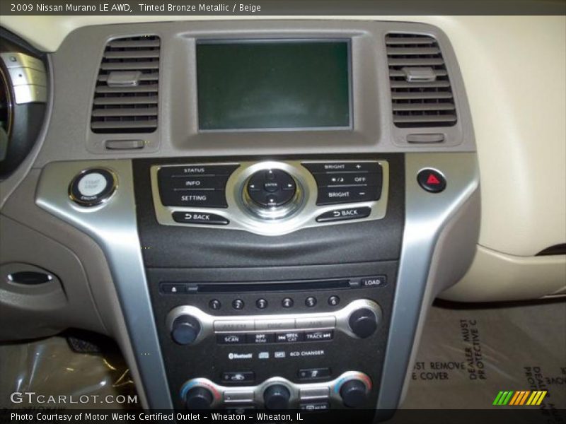 Tinted Bronze Metallic / Beige 2009 Nissan Murano LE AWD