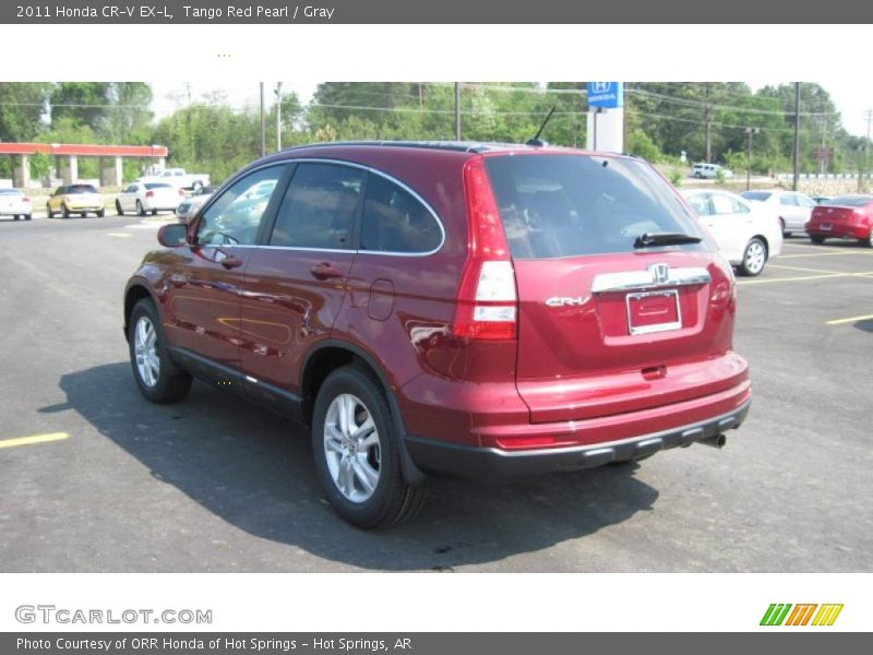 Tango Red Pearl / Gray 2011 Honda CR-V EX-L